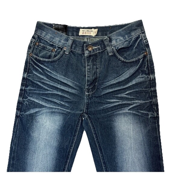 GS115 Boys Jeans Youth Size 12 Distressed - Picture 5 of 8